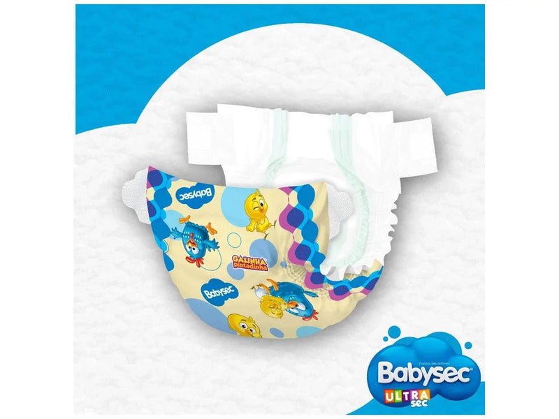 Fralda Babysec Ultrasec Galinha Pintadinha  8,5 a 12kg 60 Unidades