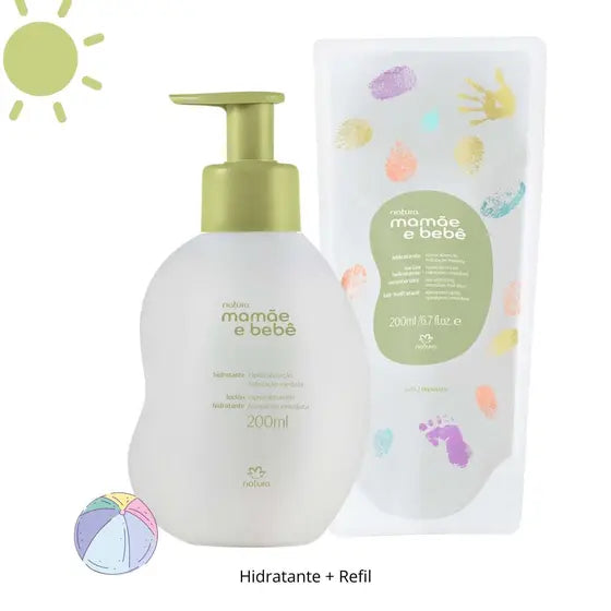 KIT Hidratante com REFIL Mamãe e Bebê (2 produtos) - Natura