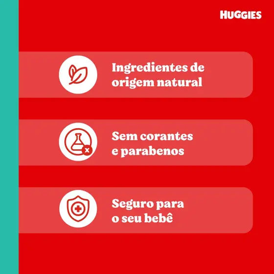 kit 3 Colônia Huggies Extra Suave 100ml